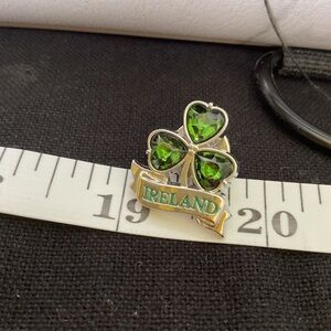 Ireland Green Shamrock pin